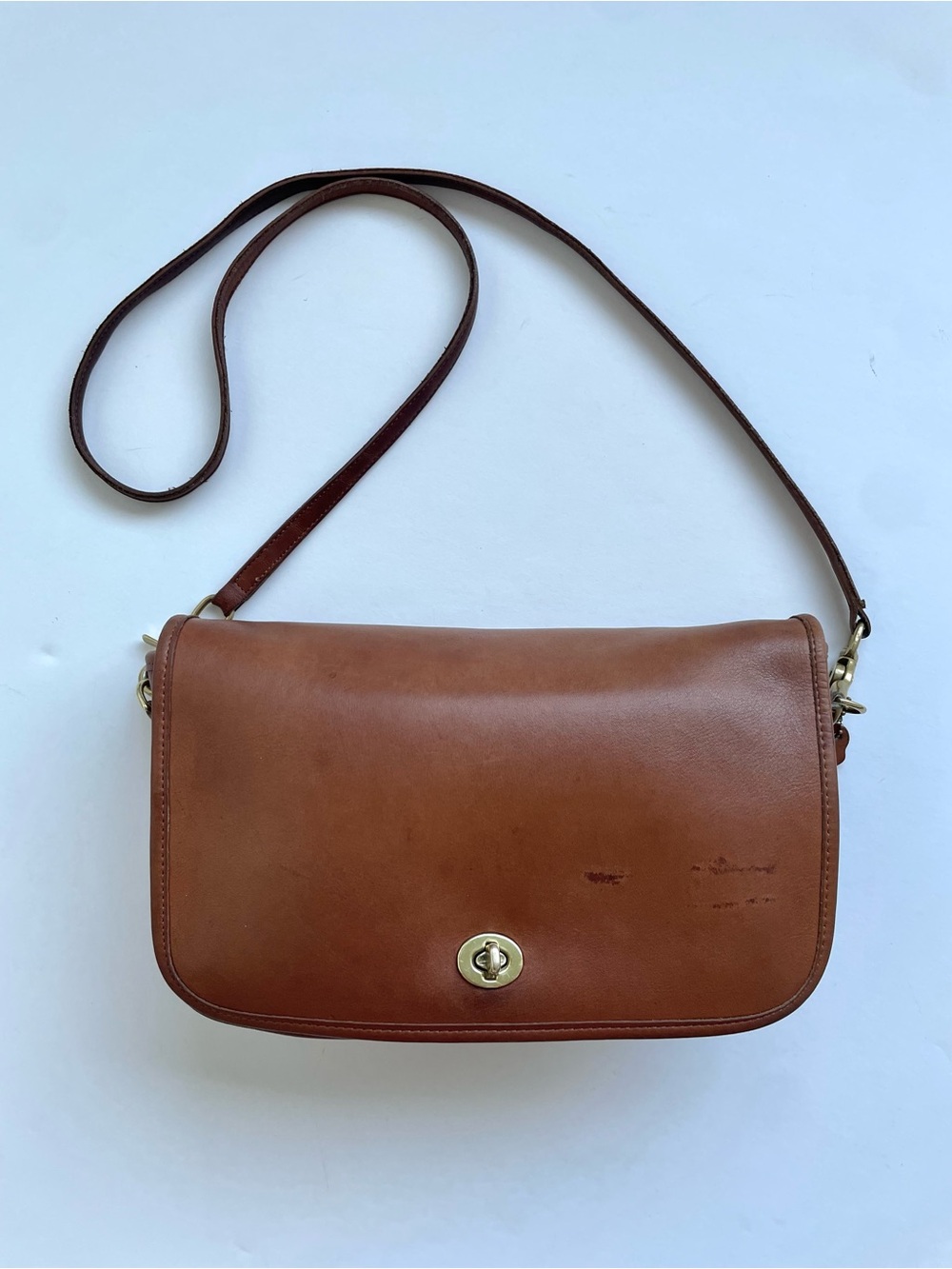 Rare Vintage Coach Legacy Convertible Clutch, #9635, British Tan